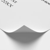 Citroengele bruiloftsfeest modern eenvoudig minima cadeaupapier (Hoek)