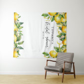 Citroengele Bruiloftsfeestje Wandkleed (In Situ (horizontaal))