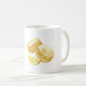 Citroengele Macarons Koffiemok (Voorkant rechts)