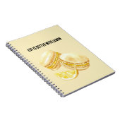 Citroengele Macarons Notitieboek (Rechterzijde)