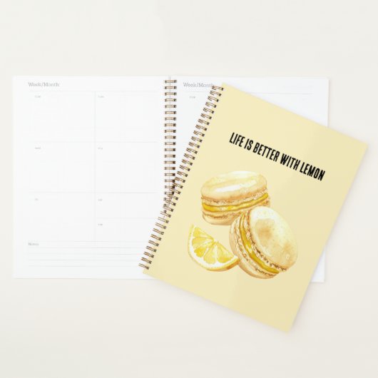 Citroengele Macarons Planner (Display)