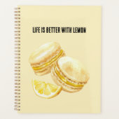 Citroengele Macarons Planner (Voorkant)