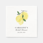 Citroengele Main Squeeze Papieren Servet (Voorkant)