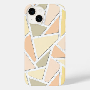 Citroengele mozaïekpatroon Case-Mate iPhone 14 hoesje