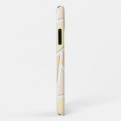 Citroengele mozaïekpatroon Case-Mate iPhone case (Achterkant/rechts)