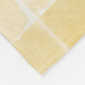 Citroengele Vierkanten Crème Droomvanger Fleece Deken (Hoek)
