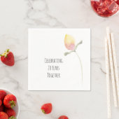 Citroengele Waterverf Servet (Insitu)