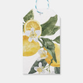 Citroengeurige Bruiloftsborrel Cadeaulabel (Achterkant)