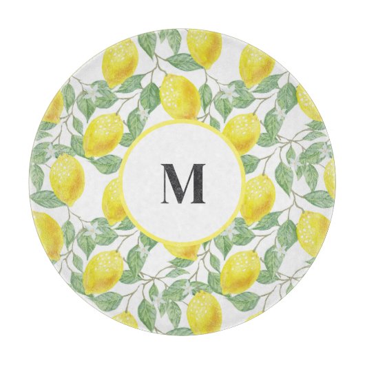 citroenglas snijplank (Voorkant)