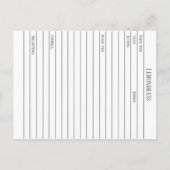 Citroengras Kruid Materia Medica Kennis Kaart (Achterkant)