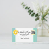 Citroengras visitekaartje (Staand voorkant)