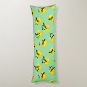 Citroengroen Lichaamskussen (Achterkant (Verticaal))