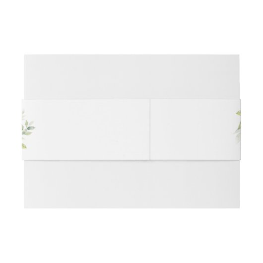 Citroengroene citrus bruiloft uitnodiging buik ban uitnodigingen wikkel (Achterkant Voorbeeld)