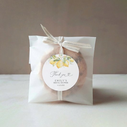 Citroengroene Citrus Vrijgezellenfeest Stickers