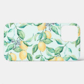 Citroengroene Waterverf: naadloze Romance Case-Mate iPhone Case (Achterkant (horizontaal))