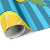 Citroenillustratie Cadeaupapier (Rol Hoek)