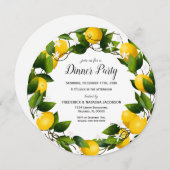 Citroenkrans Feest Kaart (Voorkant / Achterkant)