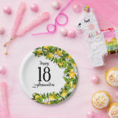 citroenkransfruit | Verjaardag Papieren Bordje (Feest)