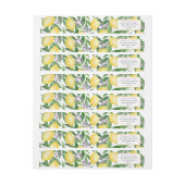 Citroenlavendel Paarse Citrus Theme Vrijgezellenfe (Vel)