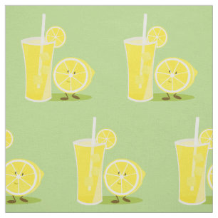 Citroenmeling en een glas limonade stof