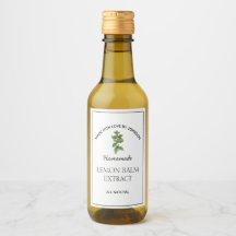 Citroenmelisse Extract Label
