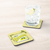  citroenmeloen zomerfruitgeel bier onderzetter (Rechterzijde)