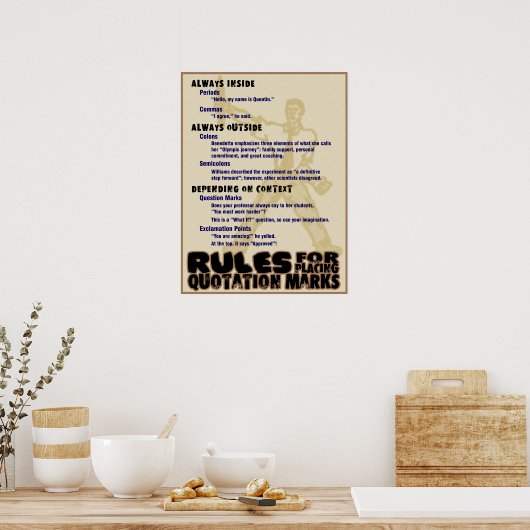 Citroenmerken Poster (Keuken)