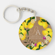 Citroenmonogram bruin