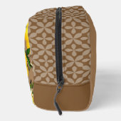 Citroenmonogram bruin toilettasje (Rechts)