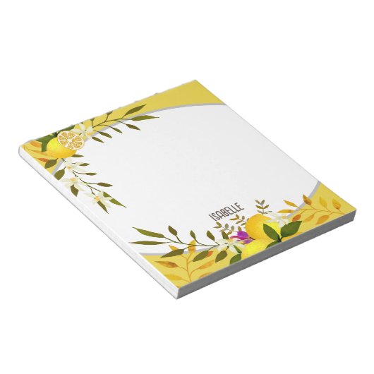 Citroenmosterd Notitieblok (Schuin)