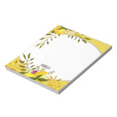 Citroenmosterd Notitieblok (Linkerzijde)