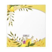 Citroenmosterd Notitieblok (Voorkant)