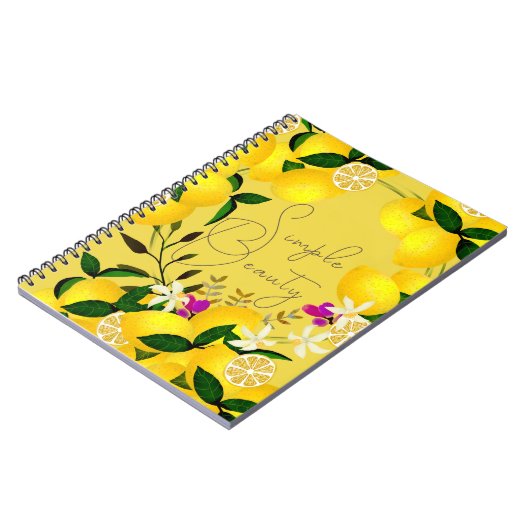 Citroenmosterd Notitieboek (Linkerzijde)