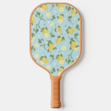 Citroenmotief Blauw Pickleball Paddle