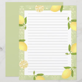 Citroenmotief Love Green