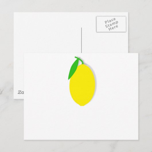 citroenontwerp briefkaart (Voorkant / Achterkant)