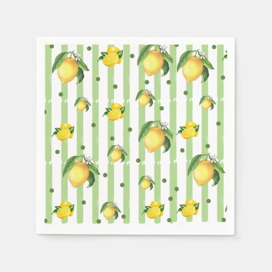 Citroenontwerp voor feesten en thuis servet (Voorkant)