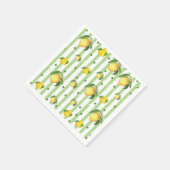 Citroenontwerp voor feesten en thuis servet (Hoek)