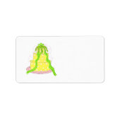 Citroenontwerptaart Etiket (Voorkant)