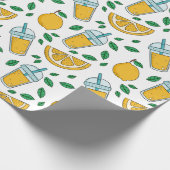 Citroenpakpapier Cadeaupapier (Hoek)