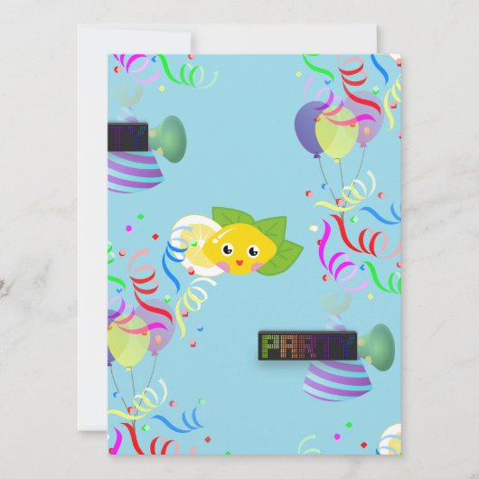 citroenpartij kaart (Voorkant)