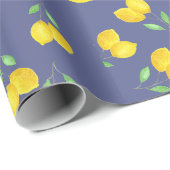 Citroenpatroon cadeaupapier (Rol Hoek)