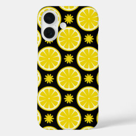 Citroenpatroon iPhone 16 Hoesje