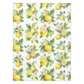 Citroenpatroon, citroenbloemen, bladeren, citrus tafelkleed (Voorkant)