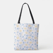 Citroenpatroon Hand getekend - Canvas tas (Achterkant)