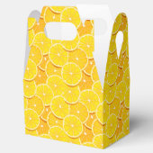 citroenpatroon met een schattig laagje bedankdoosjes (Geopend)