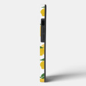 Citroenpatroon Retro Fruit Geel op Wit Case-Mate iPhone Case (Achterkant / Links)