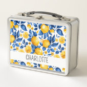 Citroenpatroon Tropische Fruit Gepersonaliseerde N (Voorkant)