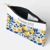 Citroenpatroon Tropische Fruit Gepersonaliseerde N Etui (Open)