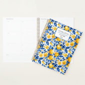 Citroenpatroon Tropische Fruit Gepersonaliseerde N Planner (Display)